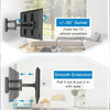 Full Motion TV Wall Mount For 32" To 55" TVs