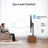 PERLESMITH Universal Swivel TV Stand for 32–70 inch TVs, Height Adjustable Table Top TV Stand Mount with Tilt, Tempered Glass Base, Holds up to 88 lbs, Max VESA 400x400mm, PSTVS26