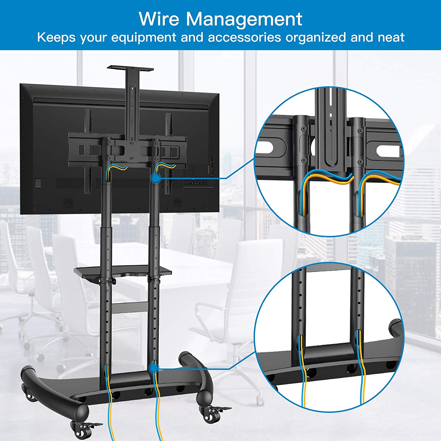 Heavy Duty TV Cart For 32