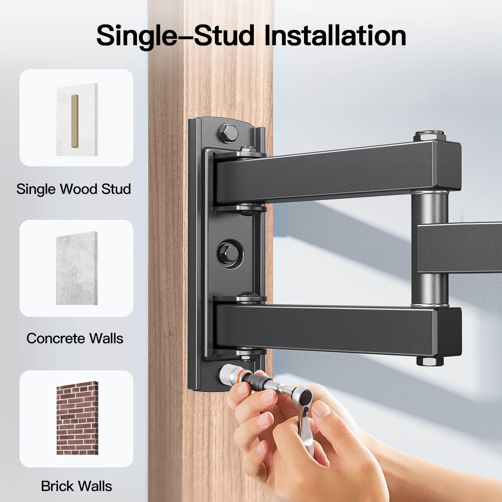 Full Motion TV Wall Mount For 26