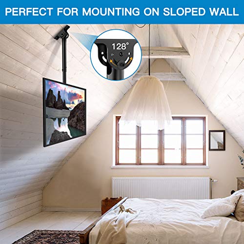 Multi-Adjustable Ceiling TV Mount For 26" To 65" TVs