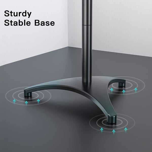 ADJUSTABLE HEIGHT 30" TO 44" SATELITE SPEAKER STANDS