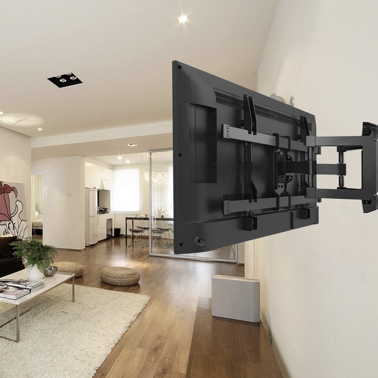 Full-Motion TV Wall Mount For 37