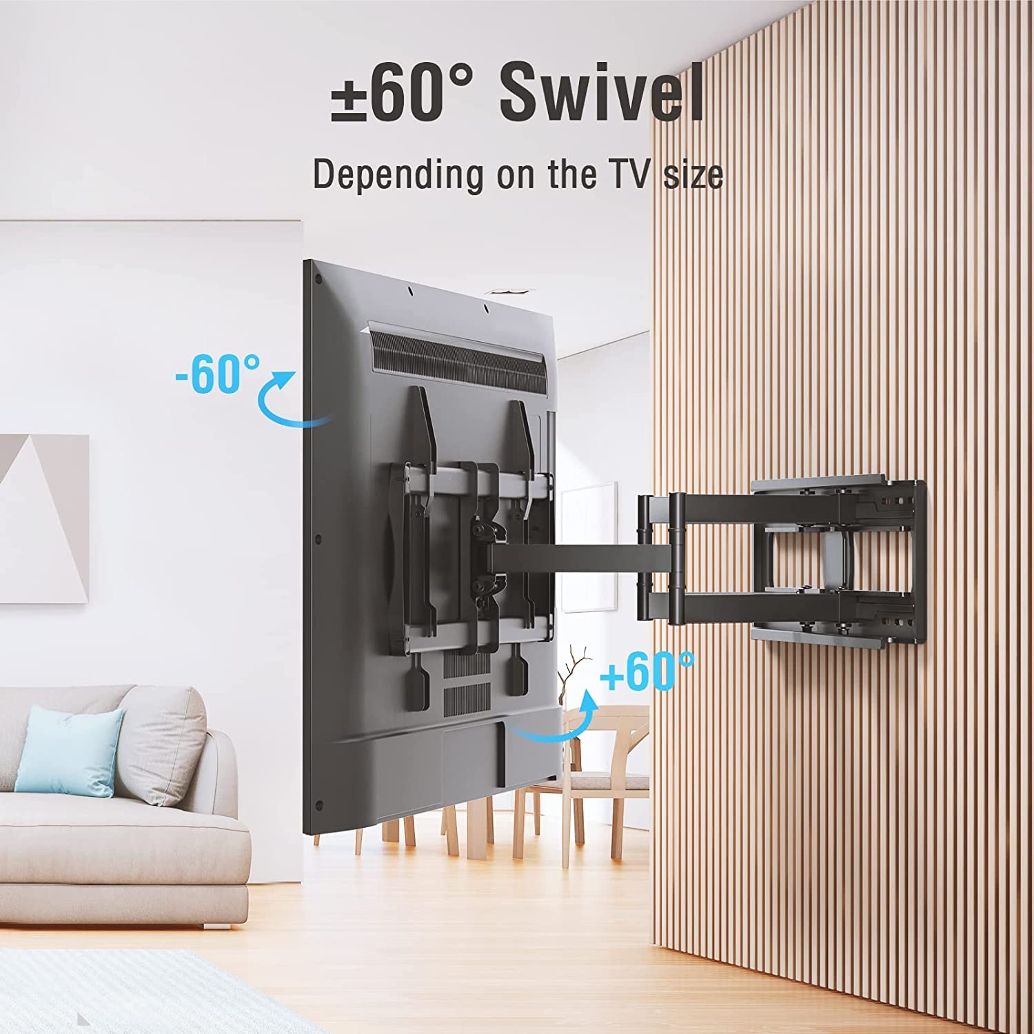 Full Motion TV Wall Mount For 50