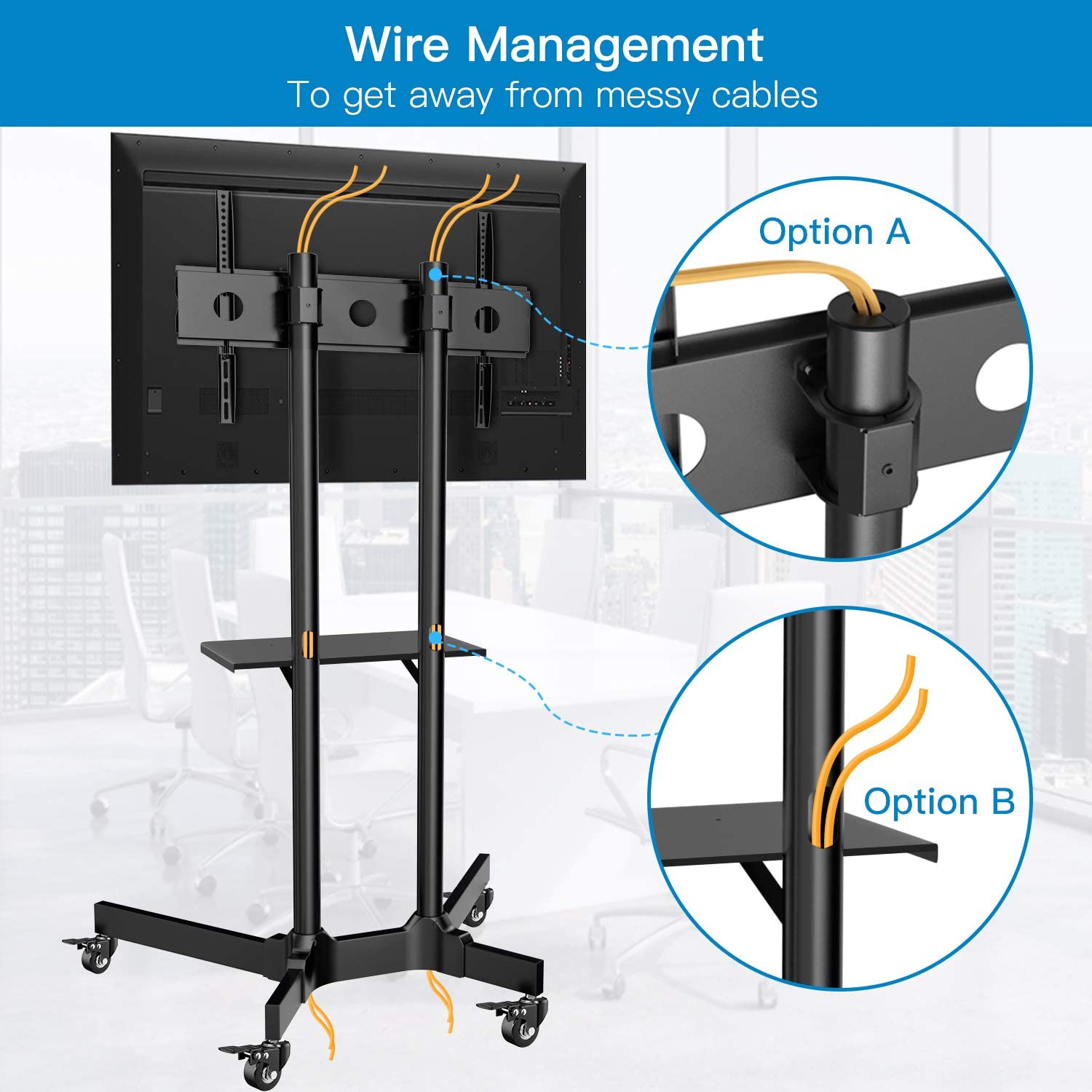 Heavy Duty TV Cart For 32