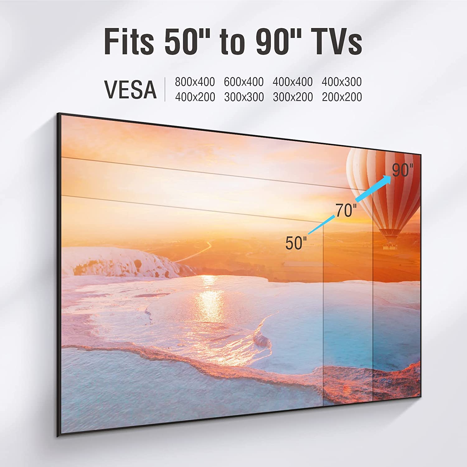 Full Motion TV Wall Mount For 50