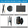 Multi-Adjustable Ceiling TV Mount For 26" To 65" TVs