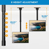 Multi-Adjustable Ceiling TV Mount For 26" To 65" TVs