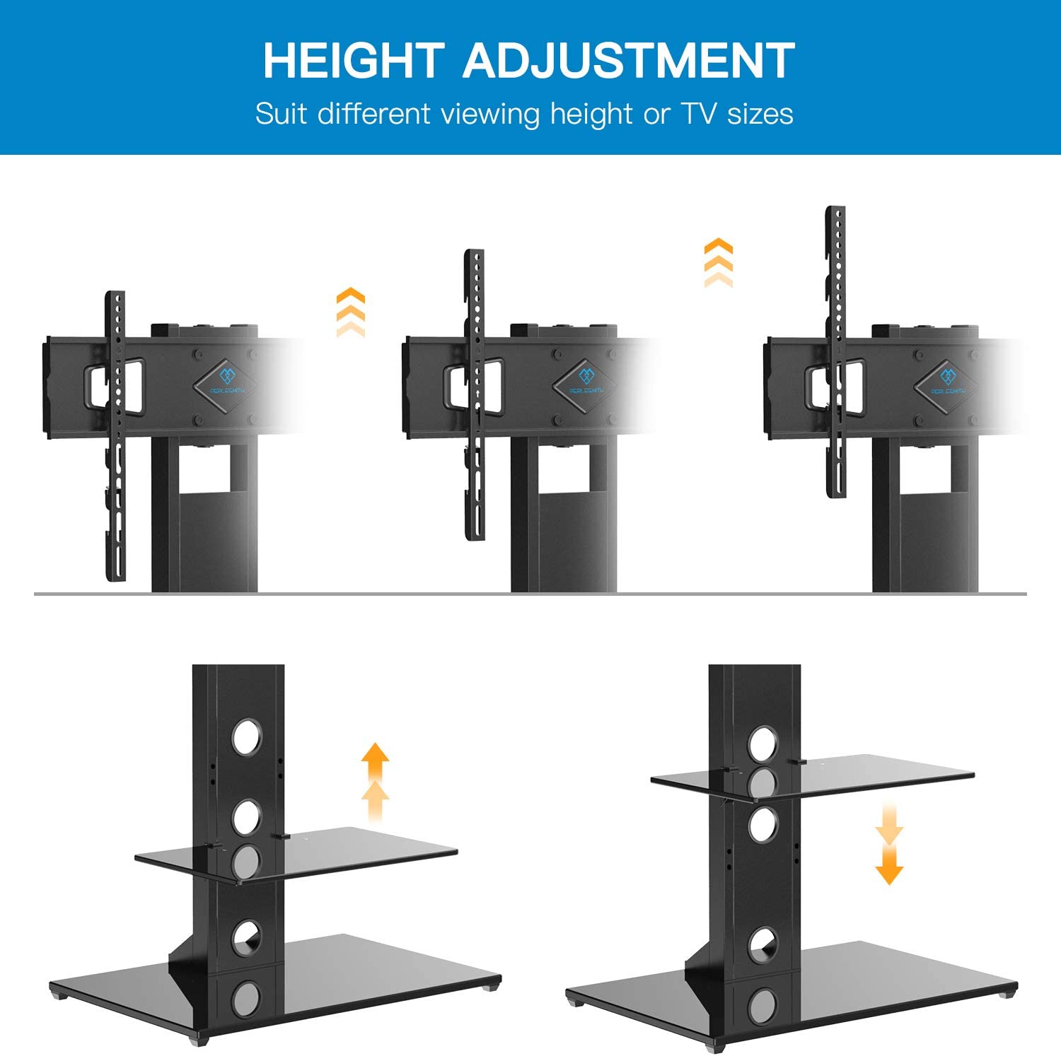 Floor TV Stand For 37