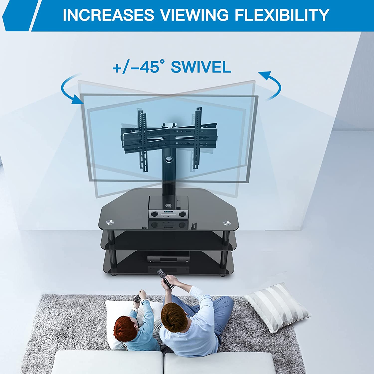 Floor TV Stand For 32