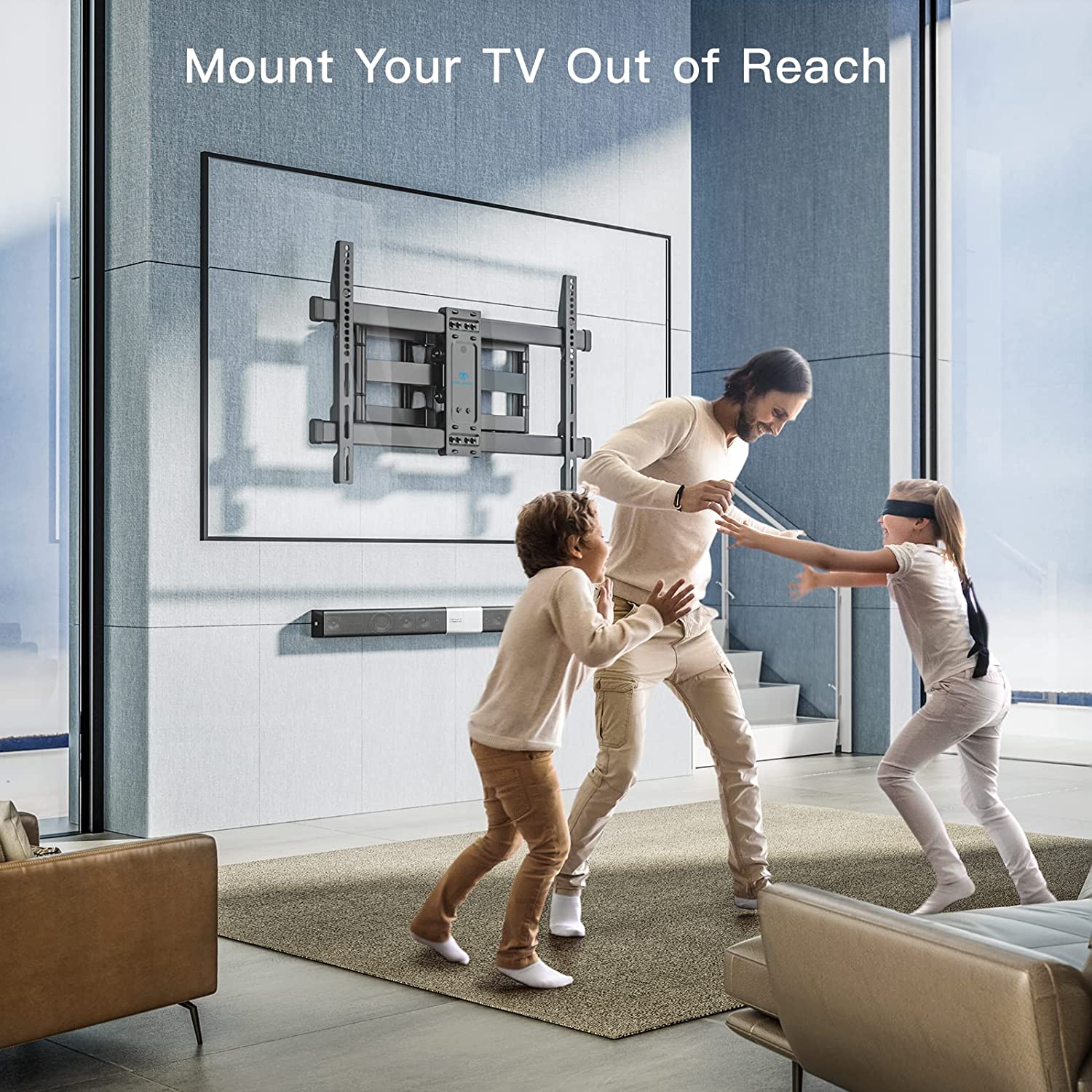 Full Motion TV Wall Mount For 37