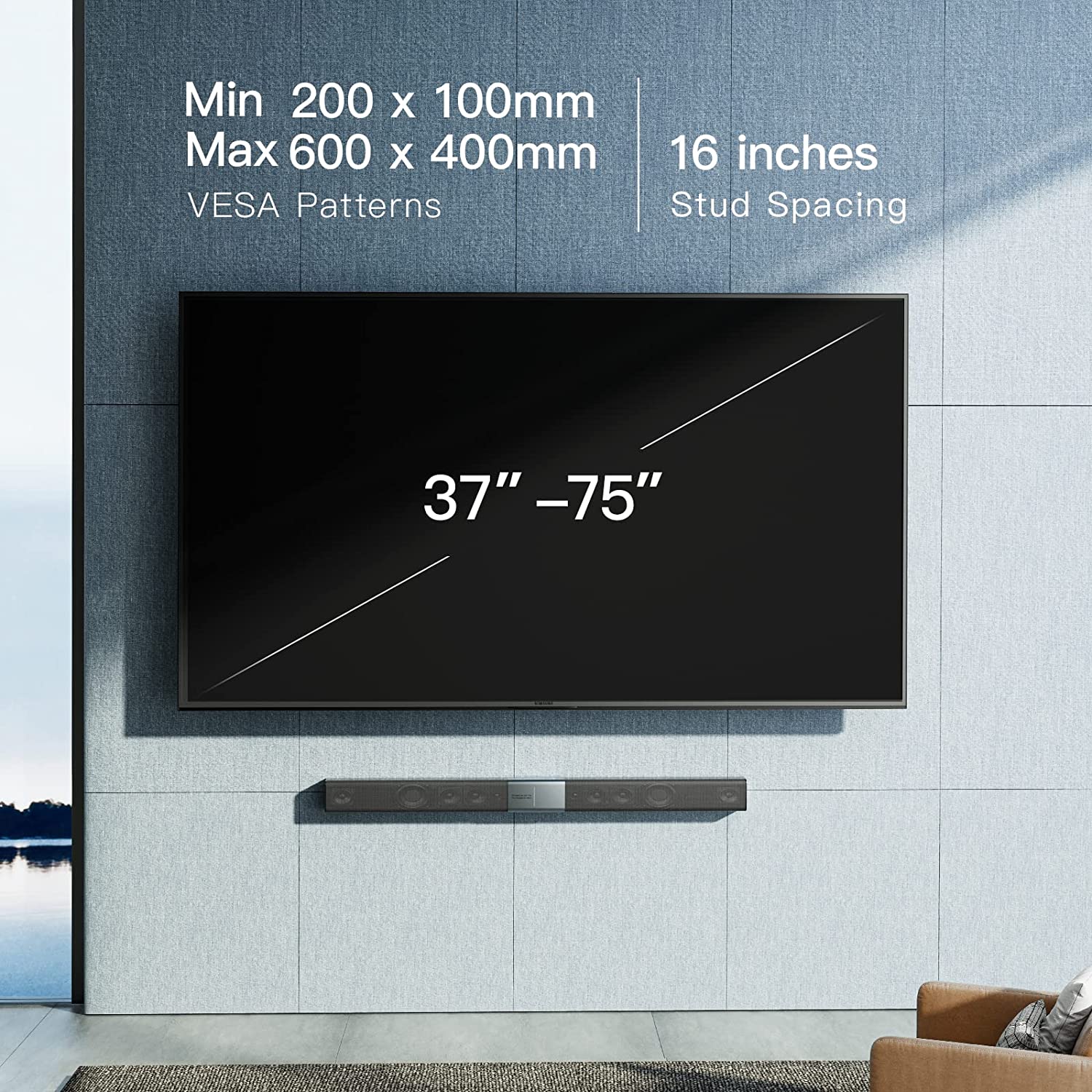 Full Motion TV Wall Mount For 37