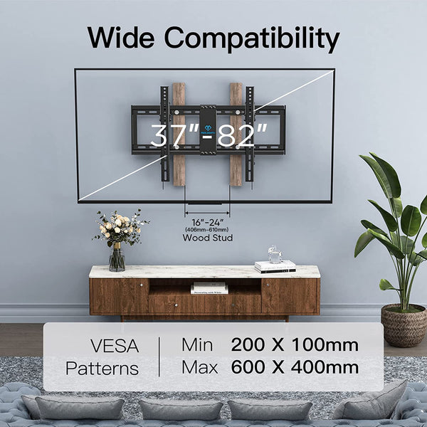 Tilt TV Wall Mount For 32" To 82" TVs