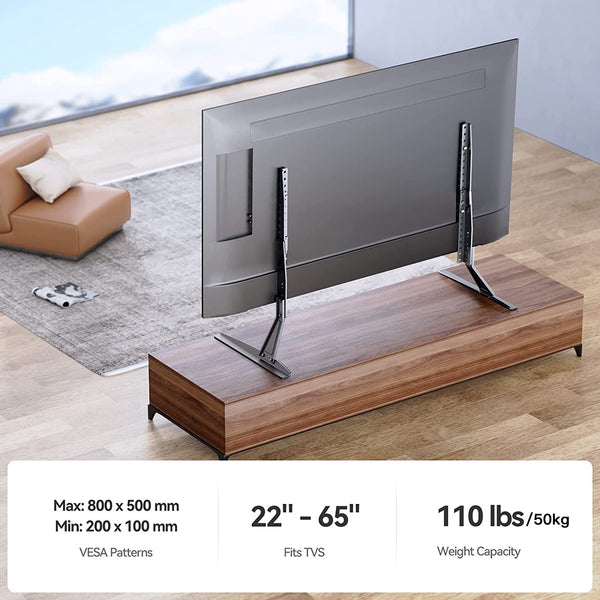 Tabletop TV Stand Legs For 22" To 65" TVs