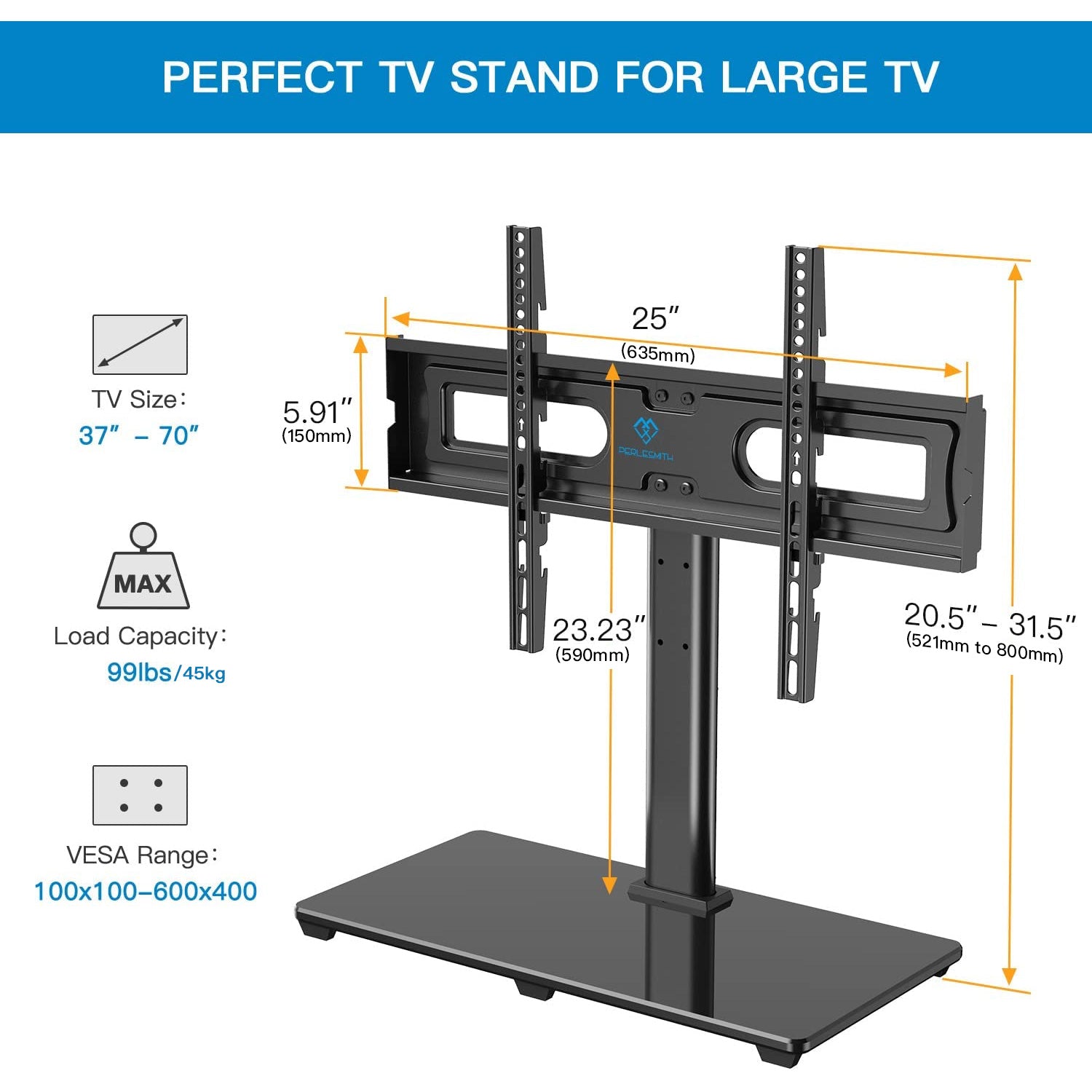 Tabletop TV Stand For 37